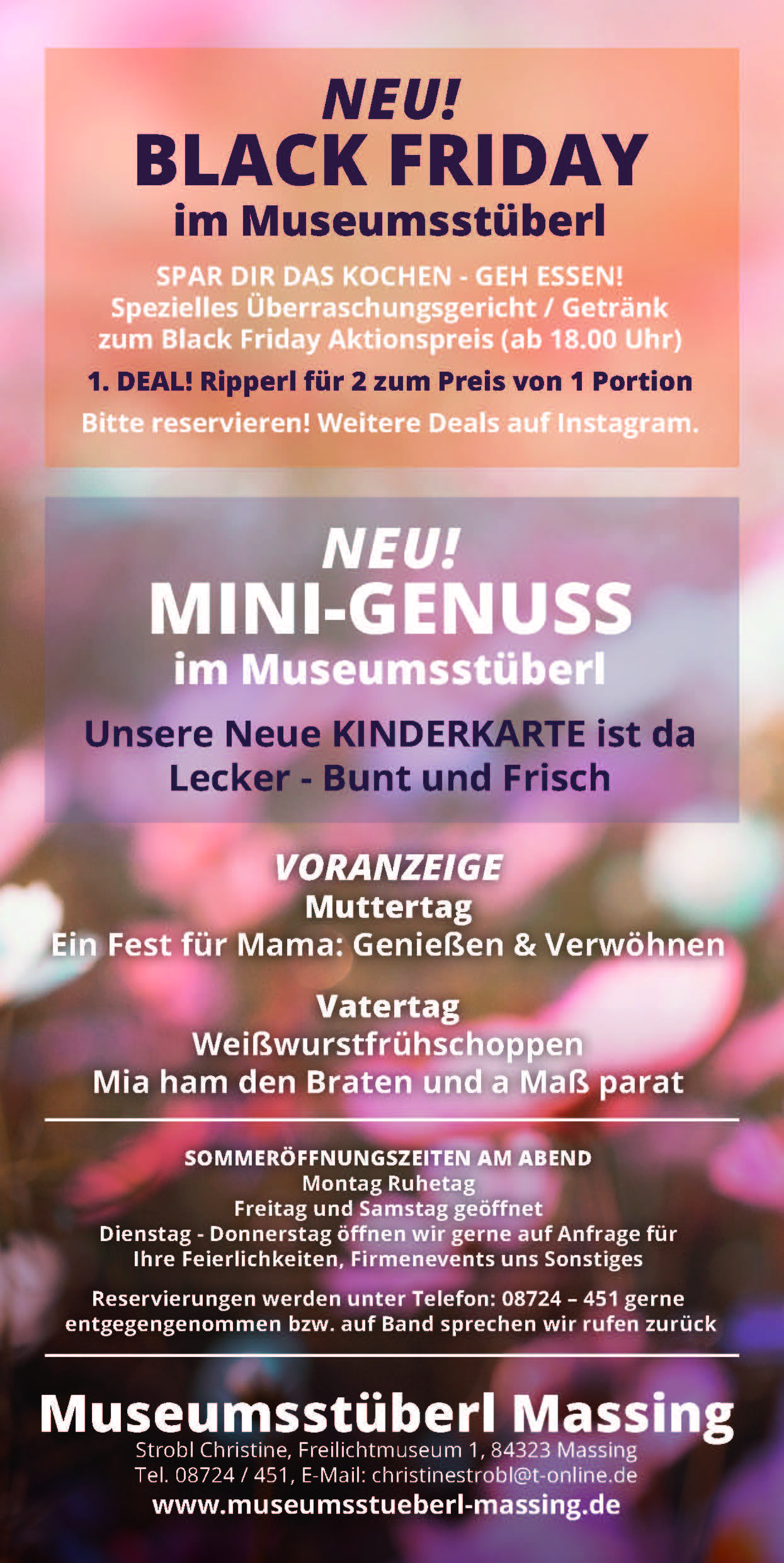 Museumsstüberl Massing   Frühlingserwachen